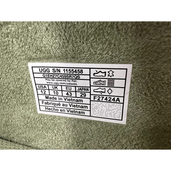 UGG Goldenstar Hi Slide Shaded Clover 1155458 Women's Size 12 New - Picture 3 of 16